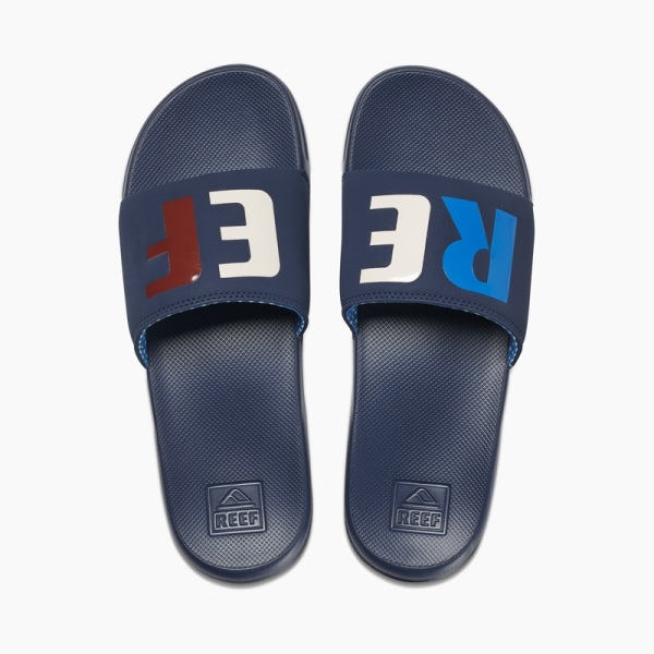 Multicolor Men's Reef Reef One Slides | 6opFRlY5tcy