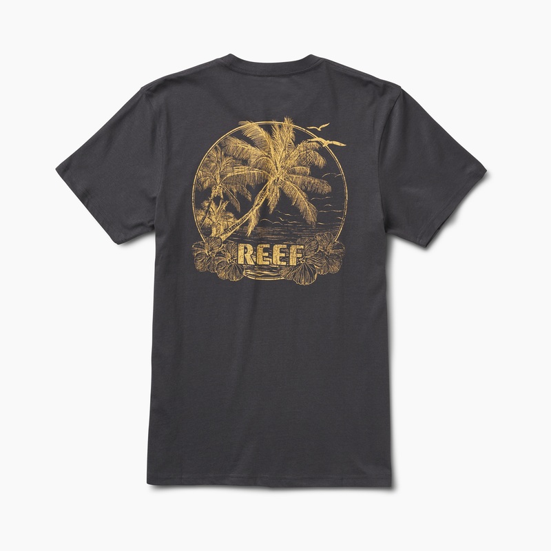 Black Men's Reef Bliss X Mlb T Shirts | NUkttjGDKIw