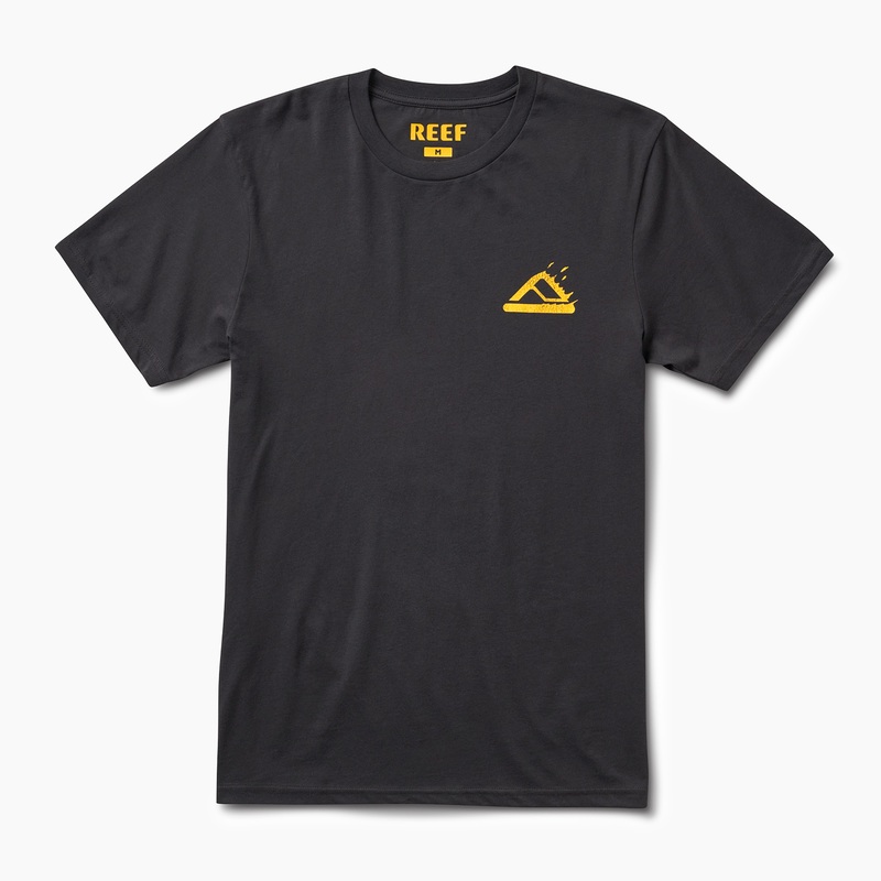 Black Men's Reef Cushion Stargazer T Shirts | hs0eQFia7qW