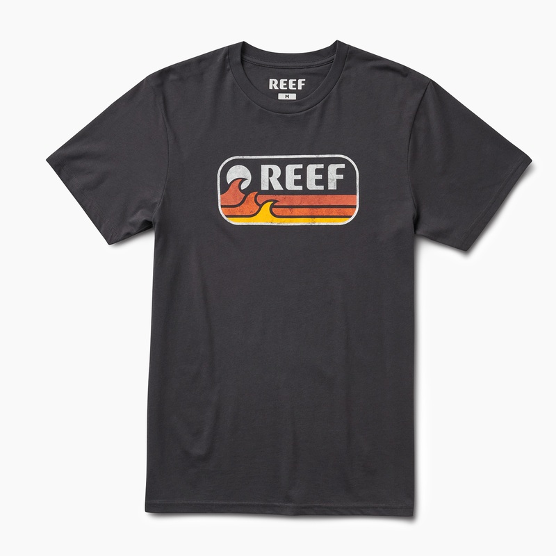 Black Men\'s Reef Drift Away Le T Shirts | OUHhsLHrVx3
