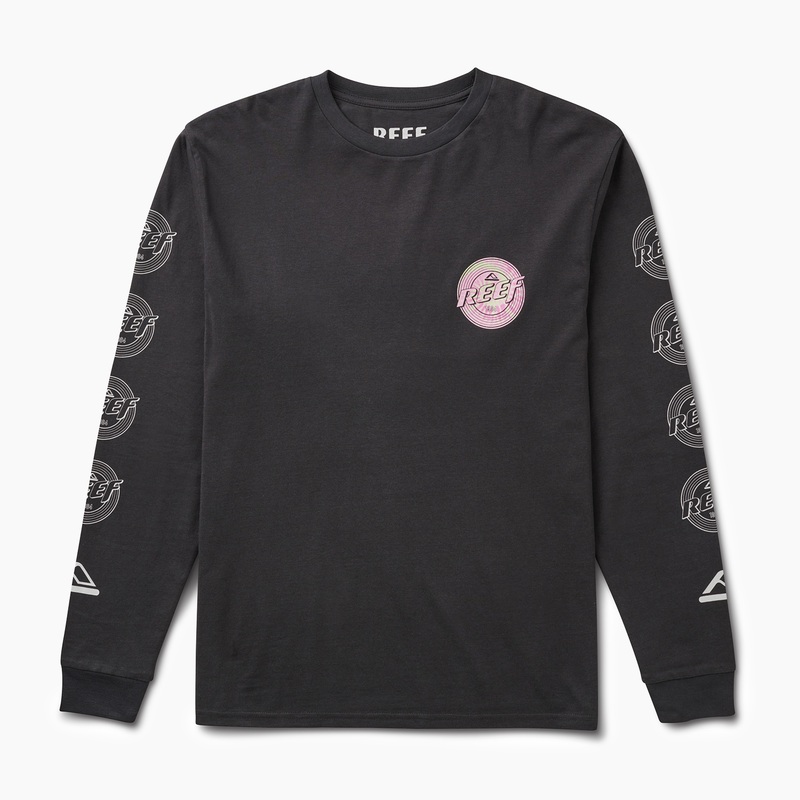 Black Men's Reef Mulligan T Shirts | 5bkCGUewNL5