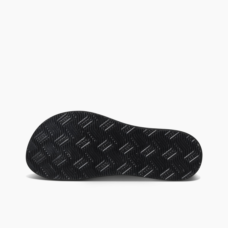Black Men's Reef Newport X Life Is Good Flip Flops | HxGQ381qiJG