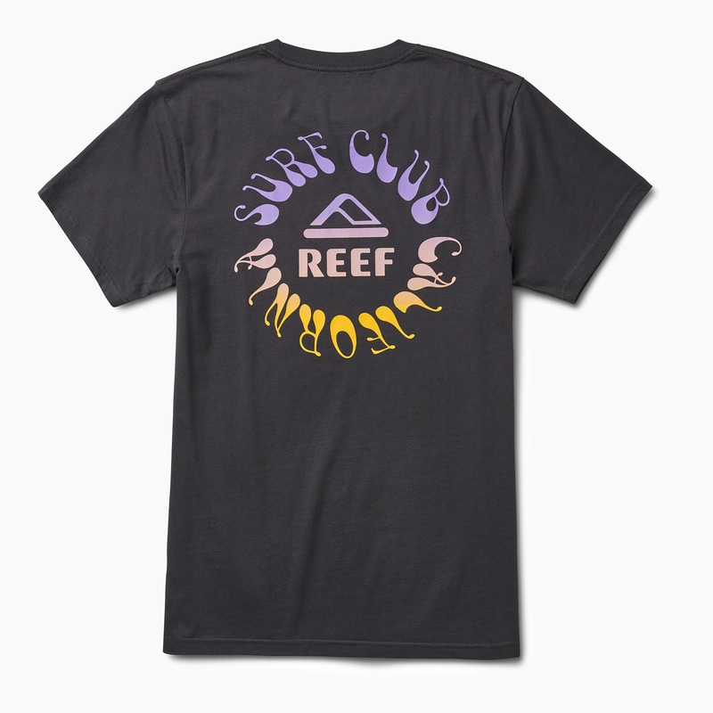 Black Men\'s Reef Ortho Coast T Shirts | AoiE7mWoWvj