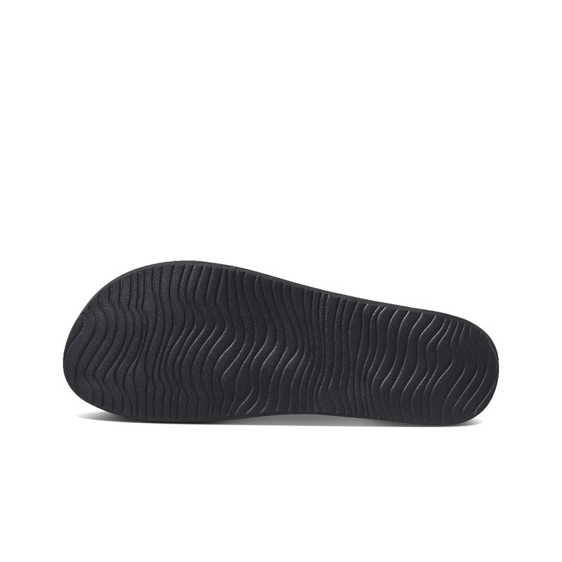 Black Women's Reef Cushion Court Flip Flops | H9I66gyLJrP