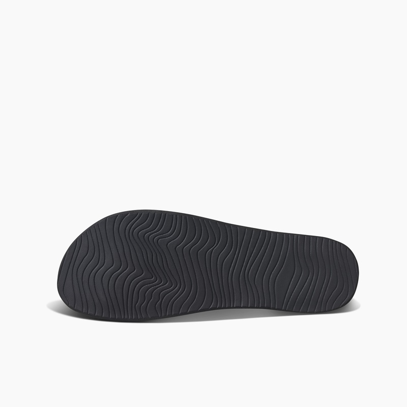 Black Women's Reef Cushion Court Flip Flops | hiTaZCPrX3A