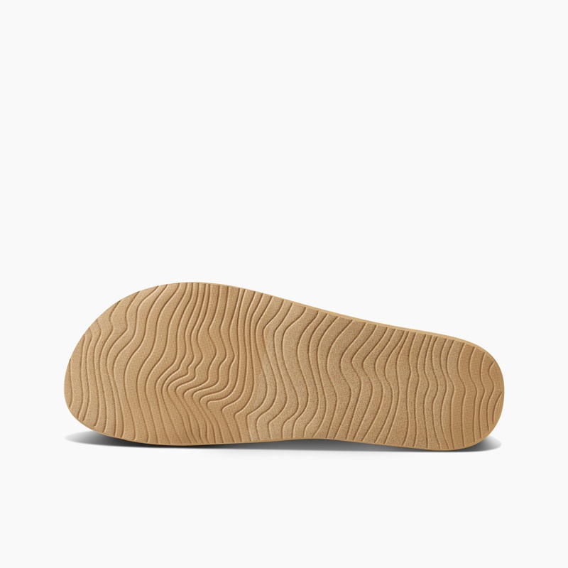 Black Women's Reef Cushion Vista Thread Slides | JqezUIcr0u5