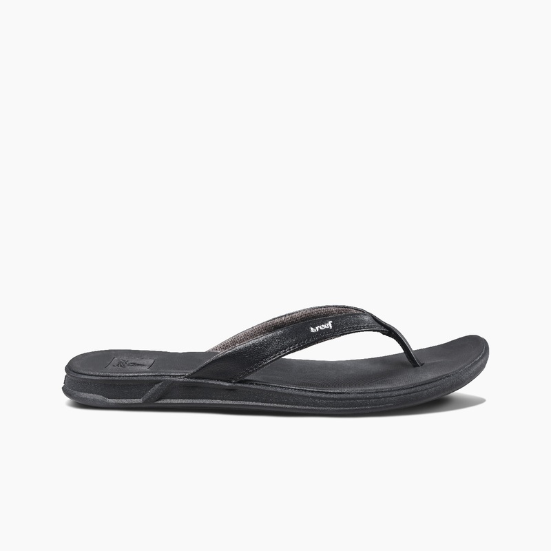 Black Women's Reef Rover Catch Flip Flops | oayFdUEx8mD