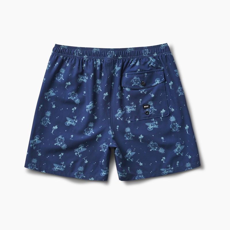 Blue Men's Reef Harley Walkshort Shorts | U1ErOozUuUt