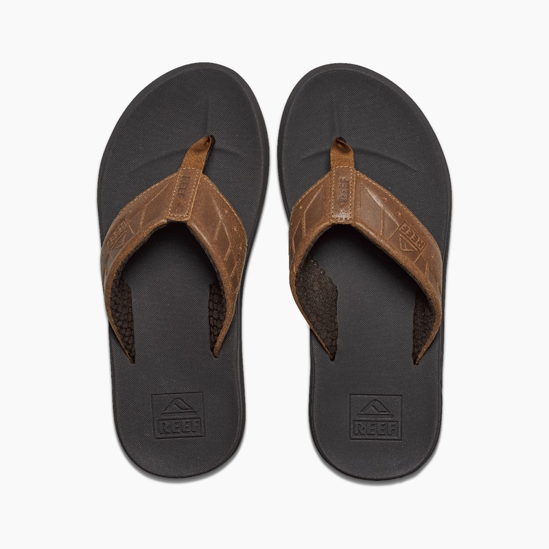 Brown / Brown Men\'s Reef Phantom Le Flip Flops | L6DarGrrLCw