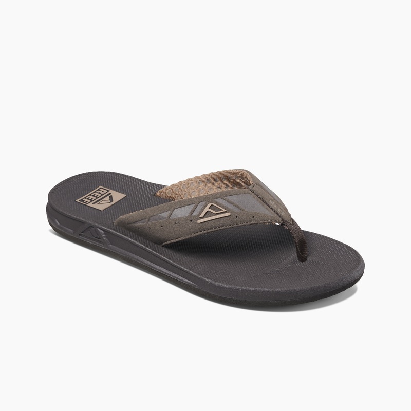 Brown Men's Reef Phantoms Flip Flops | dxBHp9ZYD08