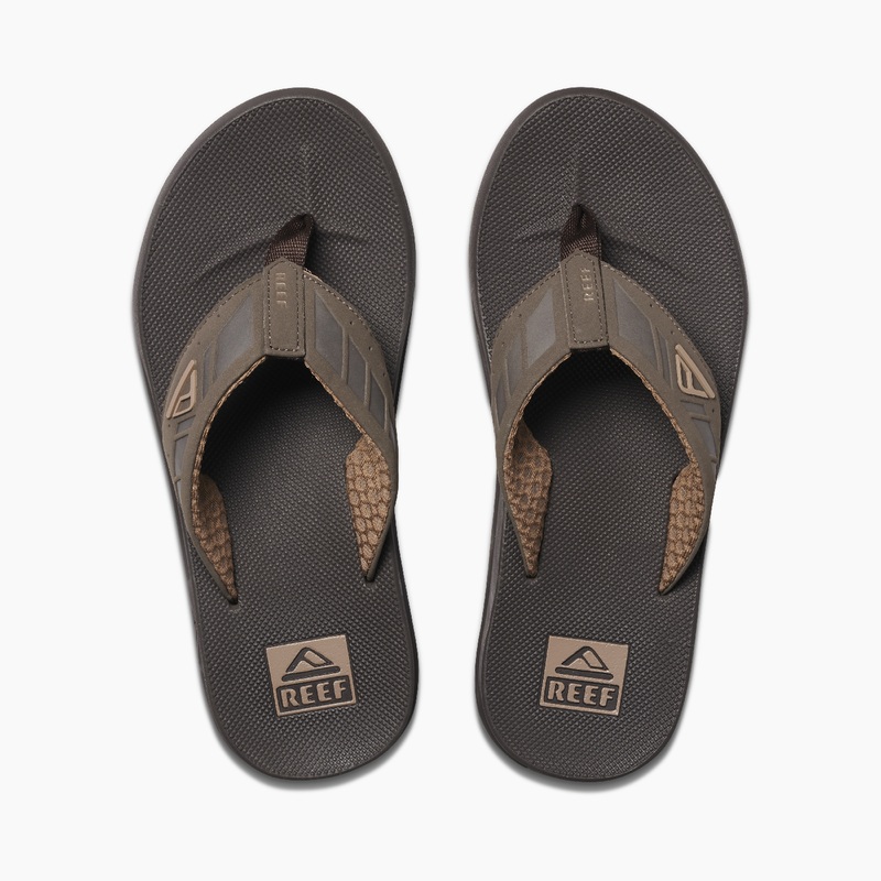 Brown Men\'s Reef Phantoms Flip Flops | dxBHp9ZYD08