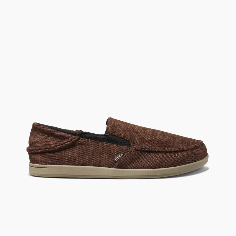 Brown Men\'s Reef Sandy Sneakers | yWx6JVdgnfh