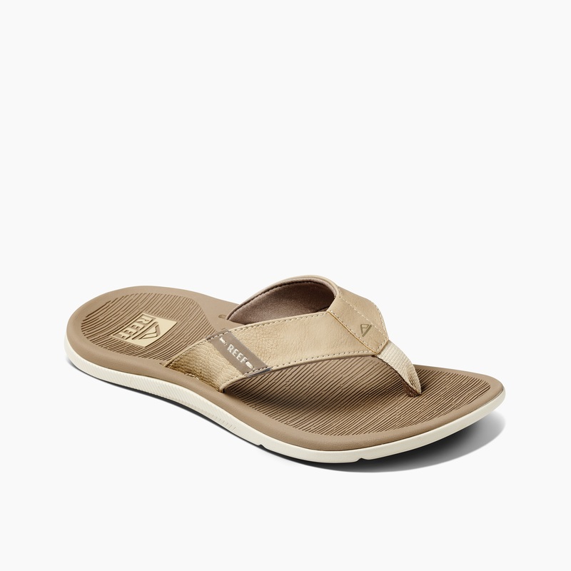 Brown Men's Reef Santa Ana Flip Flops | f3WybckGnfM