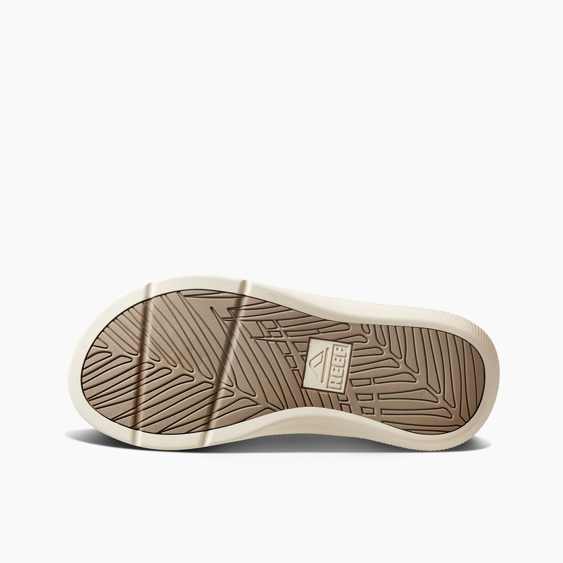 Brown Men's Reef Santa Ana Flip Flops | f3WybckGnfM