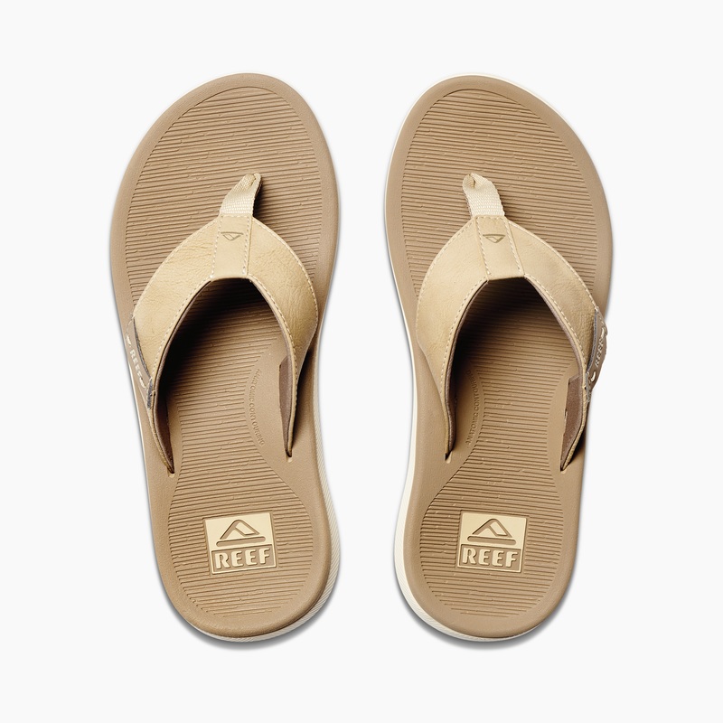 Brown Men\'s Reef Santa Ana Flip Flops | f3WybckGnfM