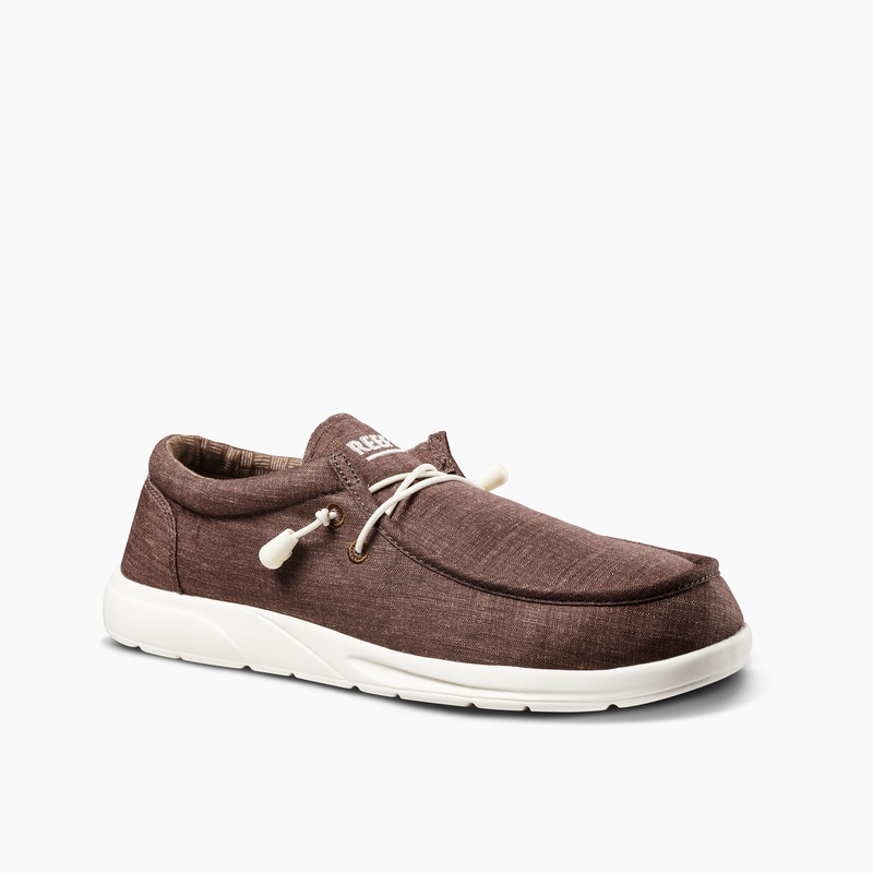Brown Men\'s Reef Seas X Opi Sneakers | BvR5qY1wATv
