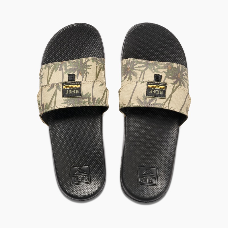 Brown Men's Reef Stash™ Slides | SFQLzFYdhF0