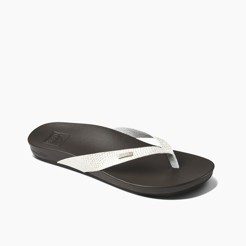 Brown Women's Reef Cushion Court Flip Flops | clUMIIQcTIG