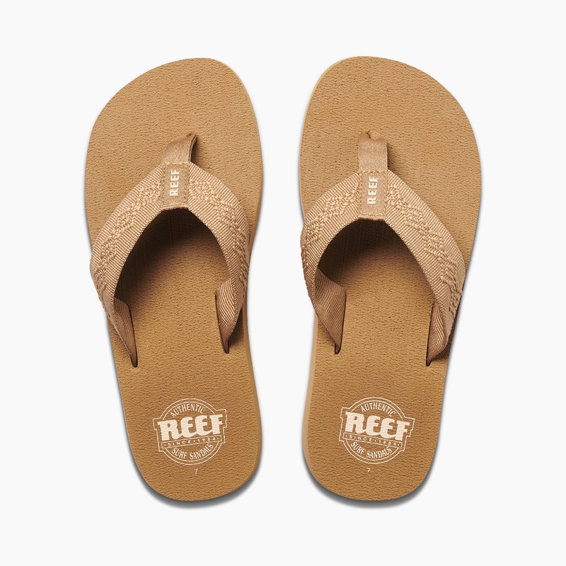 Brown Women\'s Reef Sandy Flip Flops | BcYvHfJUC88