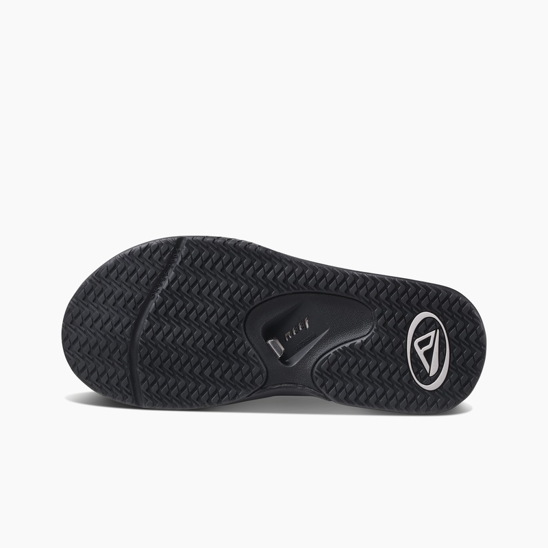 Grey / Purple Women's Reef Fanning Flip Flops | 4AWxrsROTch