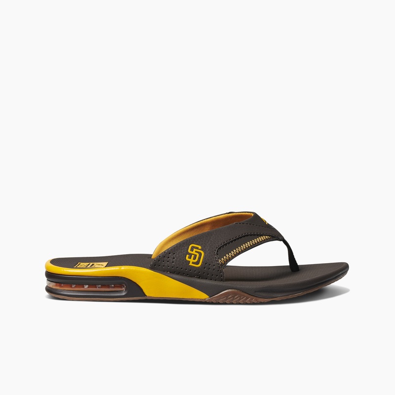 Multicolor Men's Reef Fanning X Mlb Flip Flops | 2OxKYYc1NUJ
