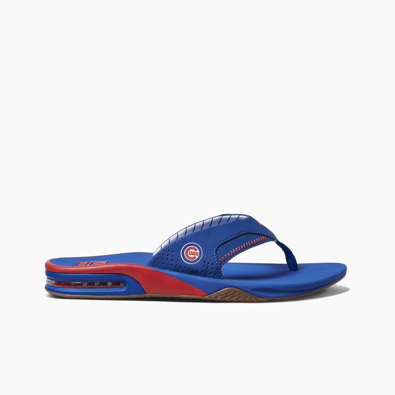 Multicolor Men's Reef Fanning X Mlb Flip Flops | ZYH3p83LeSB