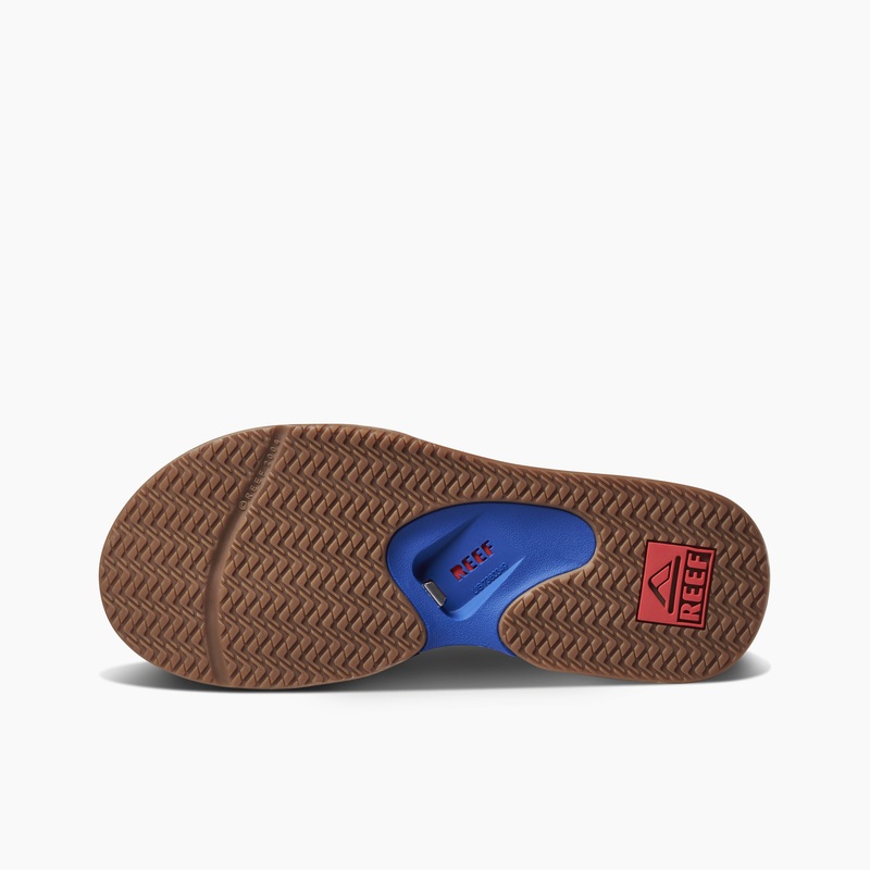 Multicolor Men's Reef Fanning X Mlb Flip Flops | ZYH3p83LeSB