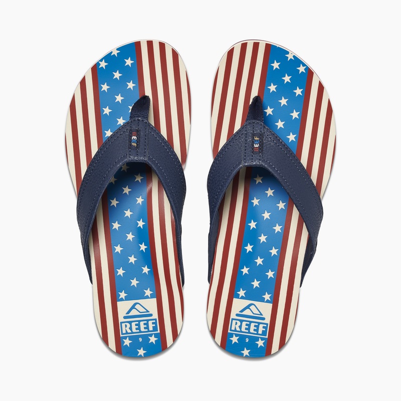 Multicolor Men\'s Reef Newport Prints Flip Flops | ohIhZuXdZCt