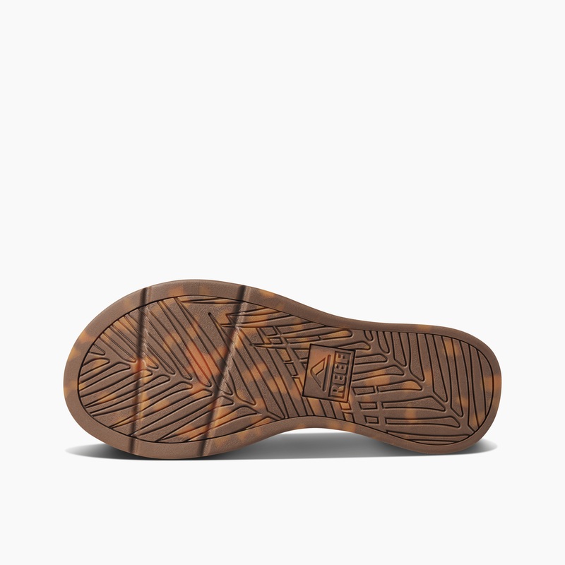 Multicolor Men's Reef Santa Ana Flip Flops | JxXgQSd5Ykn