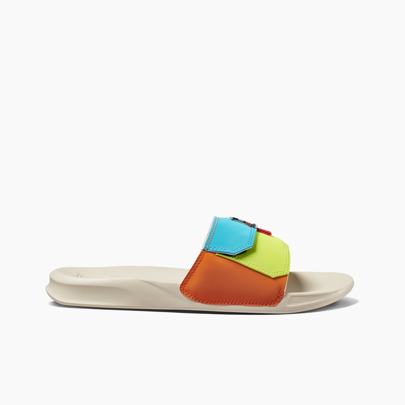 Multicolor Men's Reef Stash™ Slides | hd9oJurZJ9P