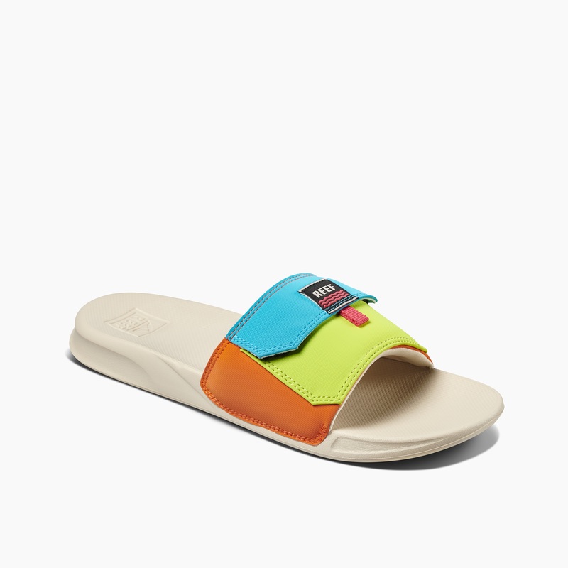 Multicolor Men\'s Reef Stash™ Slides | hd9oJurZJ9P