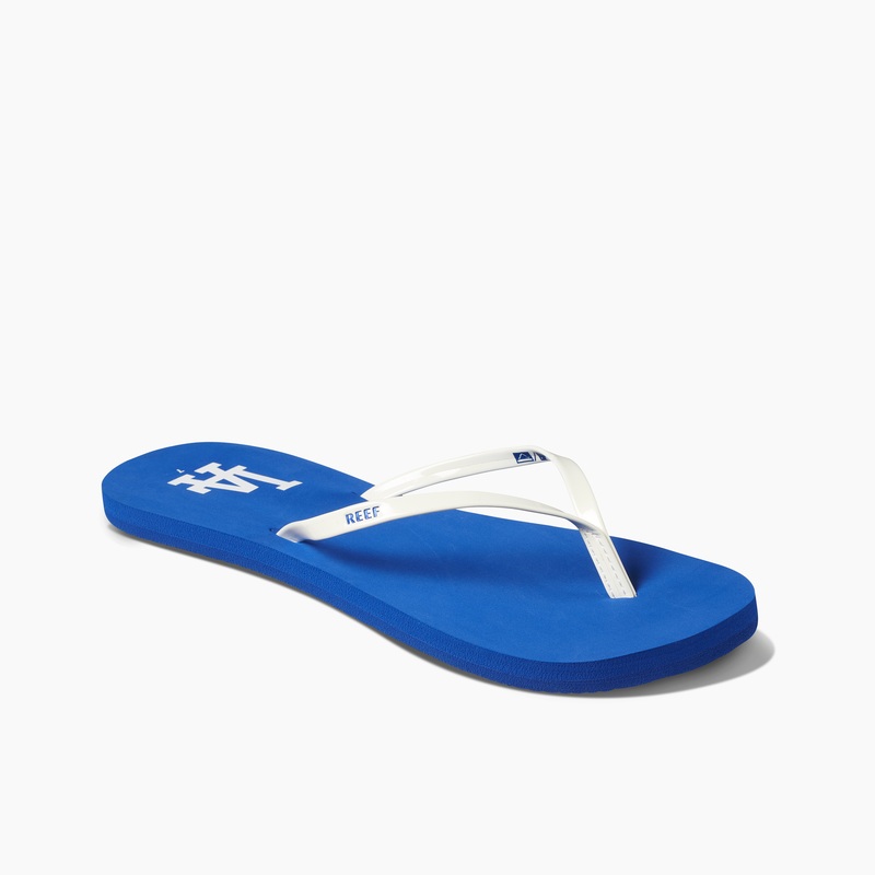 Multicolor Women's Reef Bliss X Mlb Flip Flops | 5qHs8c14iZR