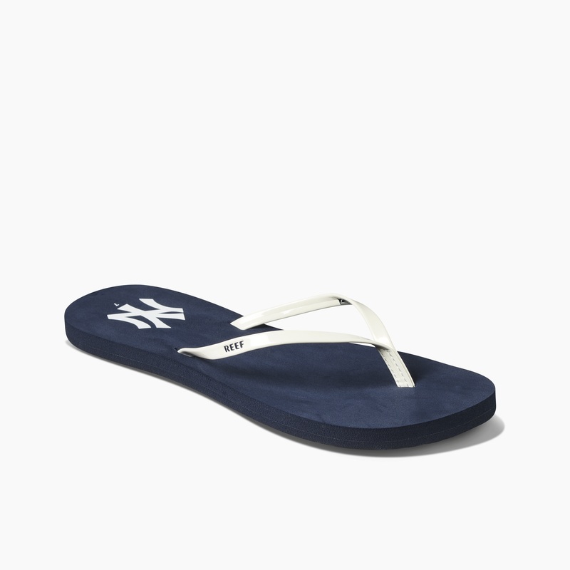 Multicolor Women's Reef Bliss X Mlb Flip Flops | drCZdHazayA