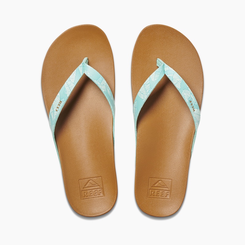 Multicolor Women\'s Reef Cushion Court Flip Flops | XvI4OZxZmvL