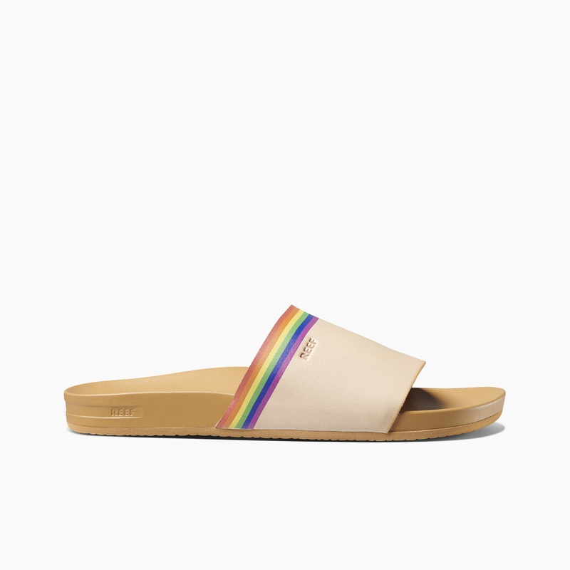 Multicolor Women's Reef Cushion Scout Slides | I0W9KHhfVgE