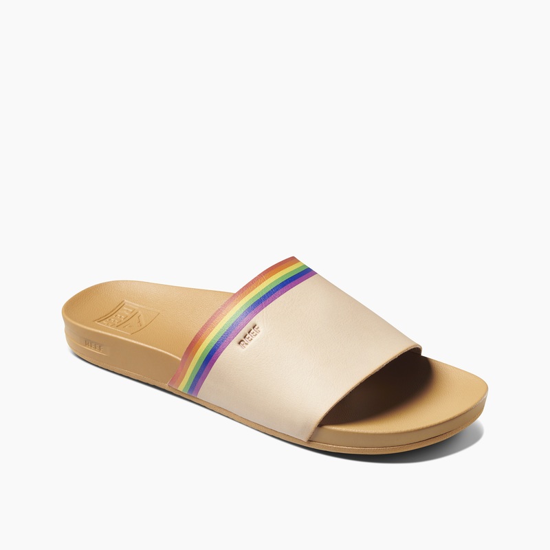 Multicolor Women's Reef Cushion Scout Slides | I0W9KHhfVgE