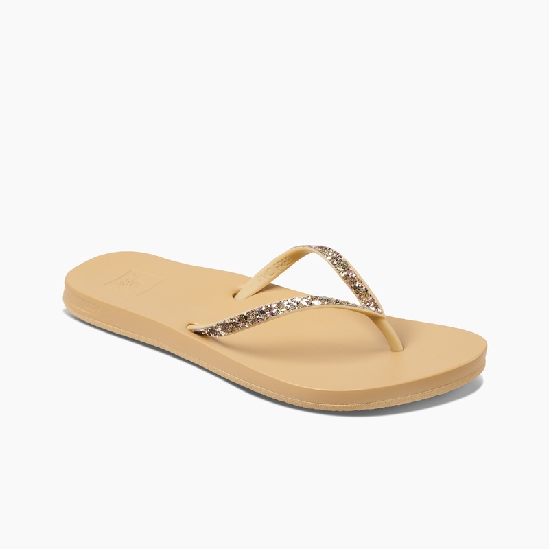 Multicolor Women's Reef Cushion Stargazer Flip Flops | 14TeKNuDmsH