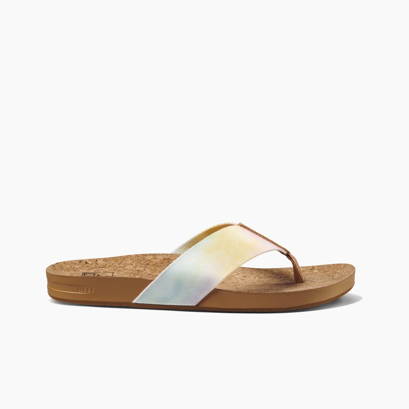 Multicolor Women's Reef Cushion Strand Flip Flops | aCgVvS6praB