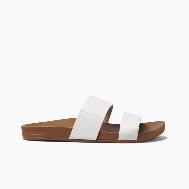 Multicolor Women's Reef Cushion Vista Slides | jBpGjG6CGda