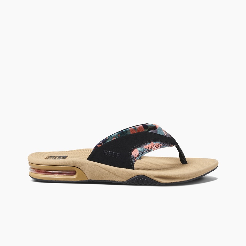 Multicolor Women's Reef Fanning Flip Flops | eZhvq3FowQC