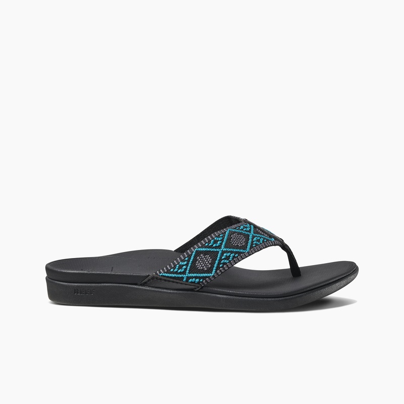 Multicolor Women's Reef Ortho Woven Flip Flops | BFobI2Cgzcx