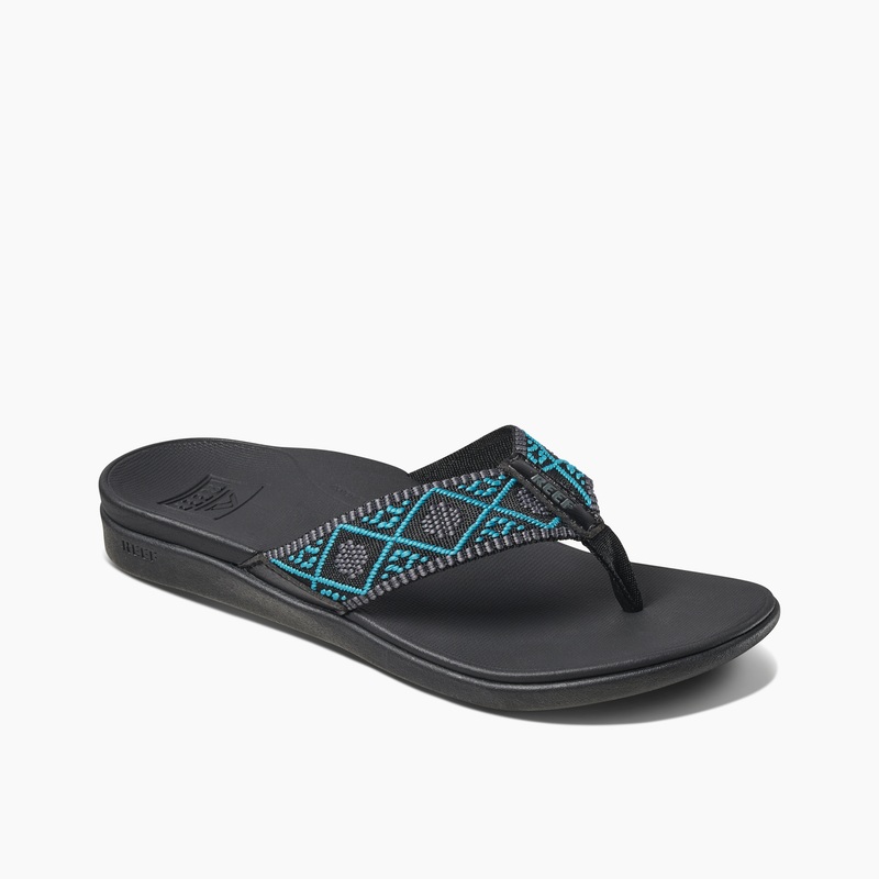 Multicolor Women's Reef Ortho Woven Flip Flops | BFobI2Cgzcx