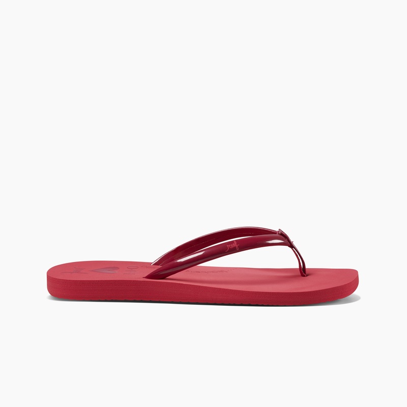 Multicolor Women's Reef Seas X Opi Flip Flops | 6XKkQnMar8V