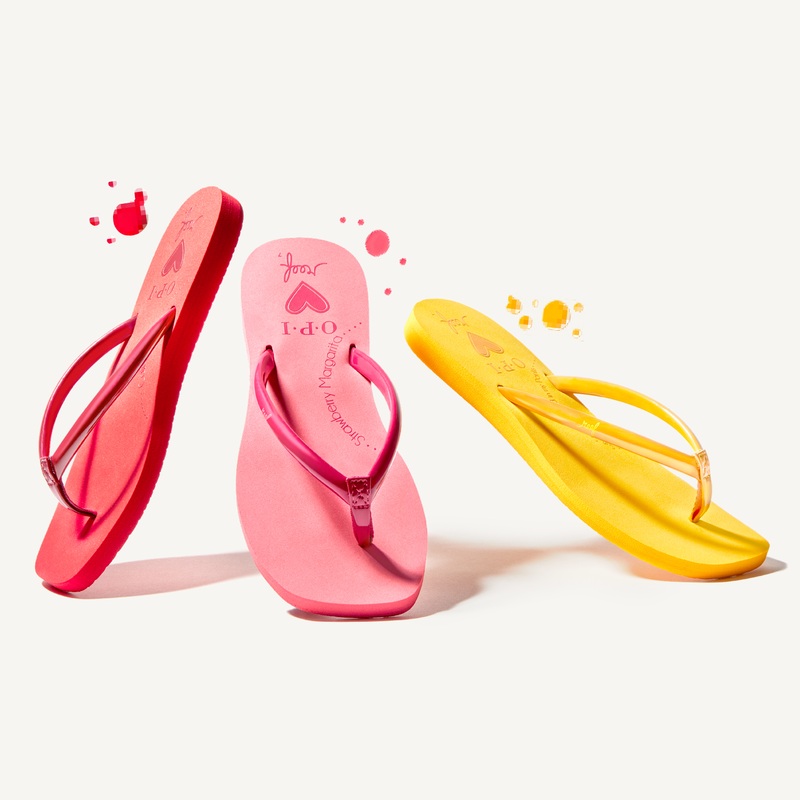 Multicolor Women's Reef Seas X Opi Flip Flops | 6XKkQnMar8V
