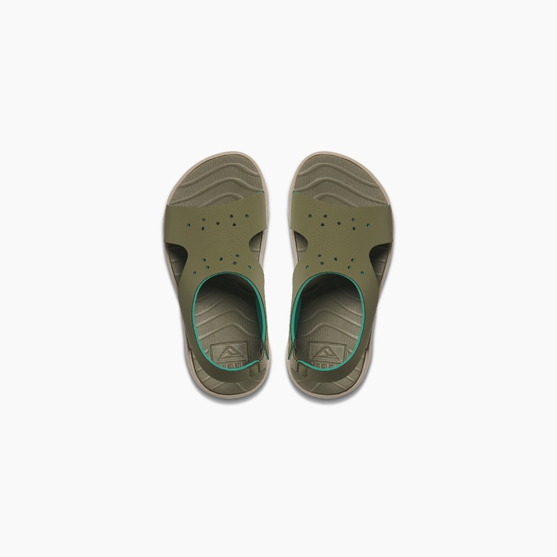Olive / Brown Kids\' Reef Little Reef Beachy Boys | aIIq5fsH7p6