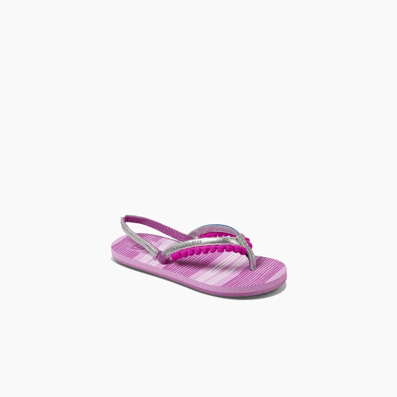 Purple Kids' Reef Little Pom Pom Girls | gVTP9vMHEdV