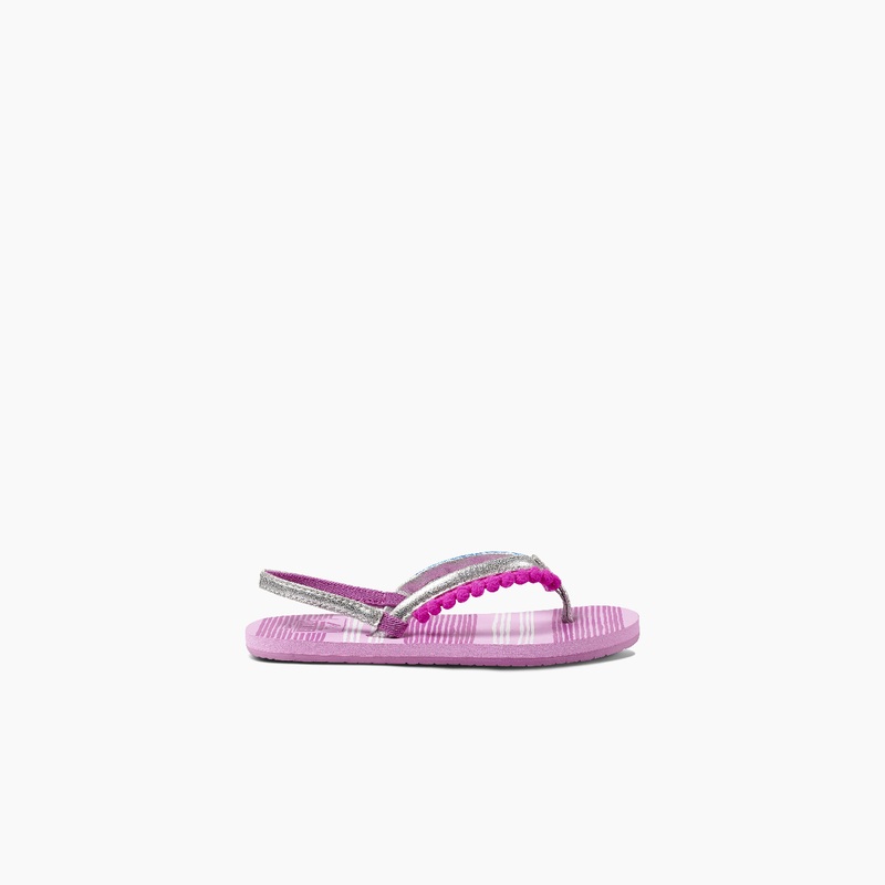 Purple Kids' Reef Little Pom Pom Girls | gVTP9vMHEdV