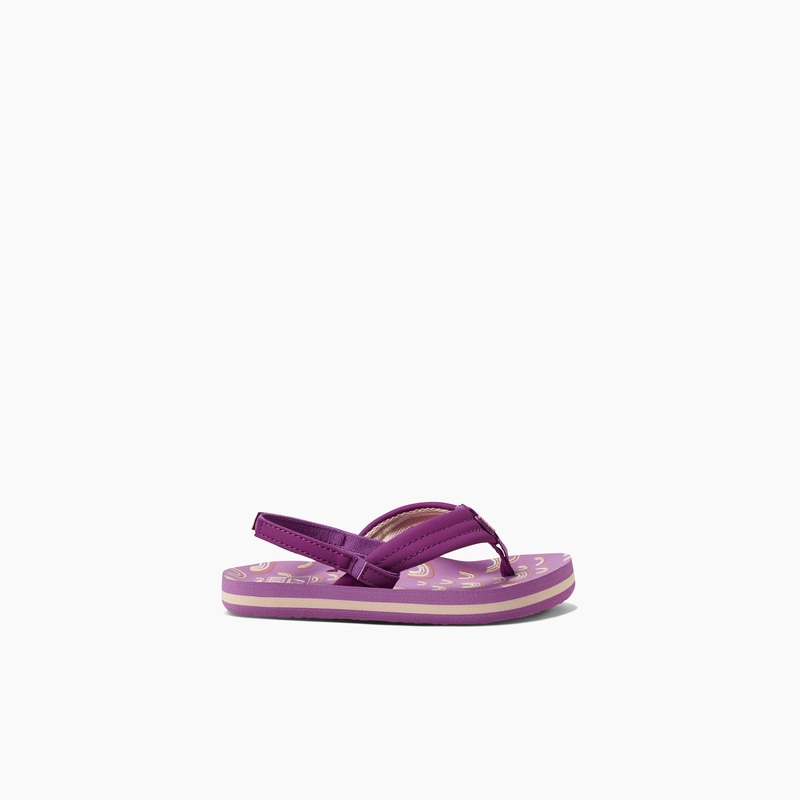 Purple Multicolor Kids' Reef Little Ahi Girls | SmxmPmWyyeE