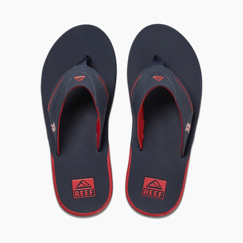 Red Men's Reef Fanning X Mlb Flip Flops | Om7hVEbnkAK
