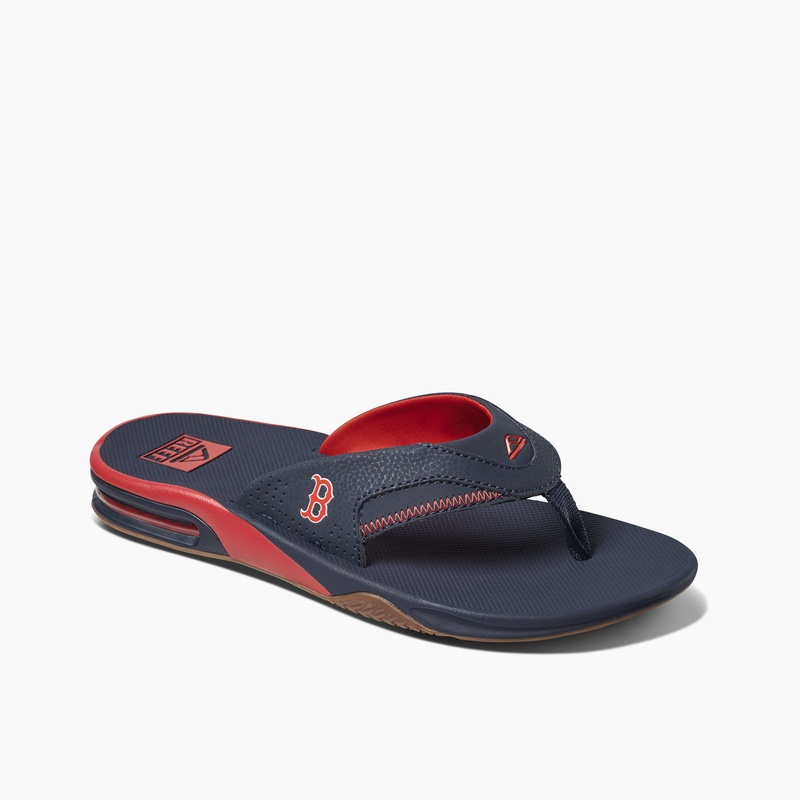 Red Men\'s Reef Fanning X Mlb Flip Flops | Om7hVEbnkAK